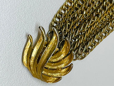 Trifari Multi Strand Bracelet Devil's Details